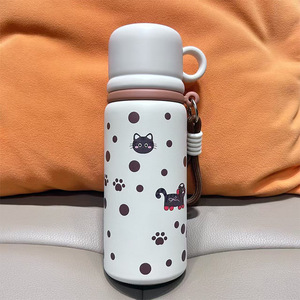 Bouteille d'eau isotherme personnalisée en acier inoxydable 316 pour femmes, motif dessin animé pour enfants, grande capacité, pour étudiants - Product Image 2