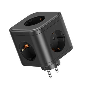 Enchufe de Torre Europeo de 16A, <span class=keywords><strong>Cubo</strong></span> de Alimentación para Escritorio con 5 Puertos, Enchufe Funcional Estilo <span class=keywords><strong>Cubo</strong></span> de <span class=keywords><strong>Rubik</strong></span> - Product Image 1