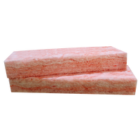 Matériaux d'isolation thermique certifiés USA Canada, faible teneur en poussière, sans irritation, R20 6 pouces. Isolation murale en laine de verre rose