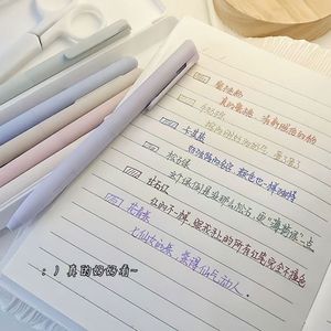 Stylos gel Xi Peptide, couleurs Morandi, stylo à bouton poussoir pour écrire, emballage en boîte - Product Image 4