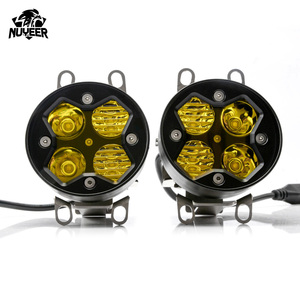 ไฟสปอร์ตไลท์ LED ขนาด 3 นิ้ว สำหรับขับรถออฟโรด 4x4  ไฟตัดหมอก LED สว่างพิเศษ 46W สีเหลือง รูปทรงกลม สำหรับรถยนต์โตโยต้า ATV เรือ - Product Image 5