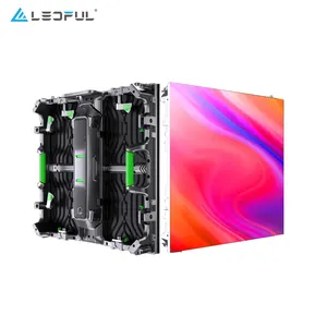 DJ Booth Concert Stage Event Background LED Wall Indoor Semi-outdoor Outdoor Die Casting Aluminum Cabinet Portable LED Display