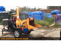 BOLIDA 6-10 t/h MOBILE CHIPPER À BOIS YMPJ218C Déchiqueteuse à bois diesel mobile de haute qualité Déchiqueteuse à bois à haute efficacité