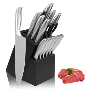 Bộ 16 Món Dao Nhà Bếp Bằng Thép Không Gỉ Cacbon Chất Lượng Cao Với Giá Đỡ Dao Bộ Đầu Bếp Bộ Dao Nhà Bếp Nakiri - Product Image 1