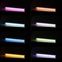 Tira de Luces LED RGB de Doble Color con Efecto Estroboscópico, Iluminación Blanca Fría y Cálida
