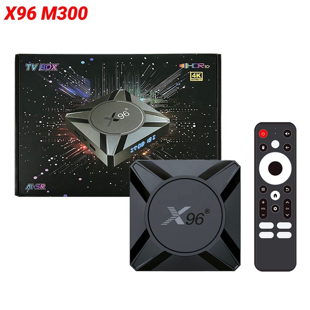 2026 New X96 M300 Amlogic S905X5M Android 14.0 Media Player 4K Support 2.4G/5G WiFi 1000M Ethernet BT5.X 4K*2K UHD Output AV1