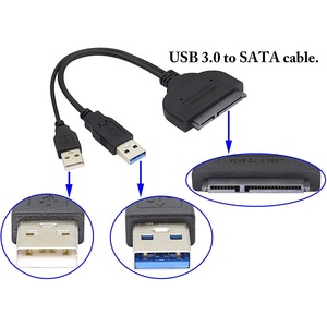 Doonjiey <span class=keywords><strong>USB</strong></span> 3.0 SATA 3 To <span class=keywords><strong>USB</strong></span> 3.0 Adapter Up To 6 Gbps Support 2.5 Inch <span class=keywords><strong>HDD</strong></span> SSD 22 Pin - Product Image 3