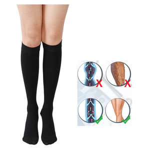 핫세일 남녀 스포츠 의료용 압박 양말 무릎 높이 압박 정맥류 양말 DVT 비행용 - Product Image 2