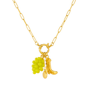 European American Fashion Personalized Charm Pendant Necklace With Grape Boot Star Seashell Zinc Alloy Gift Jewelry - Product Image 5