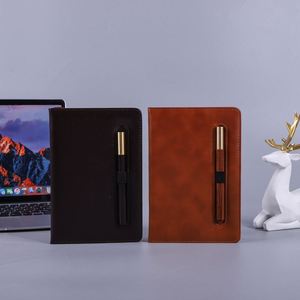 Eco-Friendly Customizable OEM Business Custom <b>Notebook</b> <b>A5</b> School Writing Journal With PU Leather Hardcover Day Use <b>Notebook</b> - Product Image 3