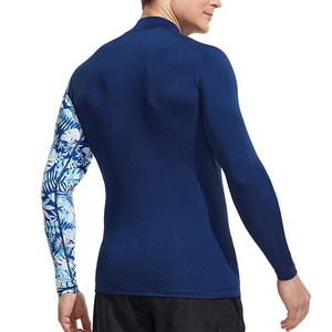 Camiseta Deportiva de Manga Larga para Hombre, de Secado Rápido, Anti-UV, Cómoda, de Alta Calidad, en Spandex/Poliéster, para Fitness, Venta al Por Mayor - Product Image 2