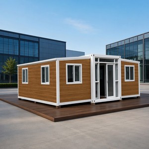 SUNRISE Maisons préfabriquées extensibles, maison-conteneur de luxe de 40 pieds, 5 chambres, maison-conteneur extensible de 40 pieds - Product Image 1
