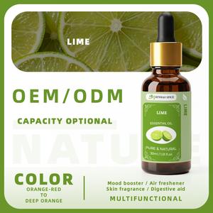 Huile essentielle de citron vert pure et naturelle à 100 %, prix de gros pour les produits cosmétiques, huile essentielle de citron vert pour parfums, fabriquée en usine OEM. - Product Image 3