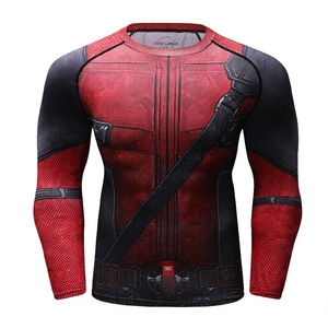 Conjunto de Rashguard de Manga Larga para Hombre, para BJJ, MMA y Muay Thai, Pantalones Cortos de Compresión para Jiu Jitsu No Gi, Spandex/Nylon - Product Image 2
