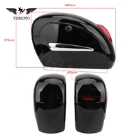 Pour Harley Riding Touring Low Rider FXDL 1200 883 moto accessoires côté queue boîte outil arrière selle arrière sacoche étui