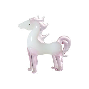 Juego de 2 Bolas de Cristal Rosa con Forma de Caballo, Ecológicas, Pulimentadas, Miniatura, para Regalo, Decoración del Hogar, LONGWIN - Product Image 3