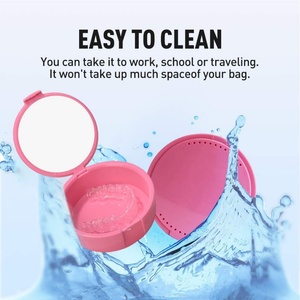 Orthodontic Retainer Case with Vent Holes Dental Mouthguard Container Multi-Purpose <b>Teeth</b> <b>Whitening</b> Accessory - Product Image 4