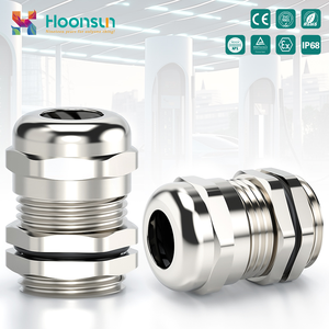 IP68 tingkat kuningan beberapa lubang masukan tegangan rendah kabel kelenjar M12-X1.5-M63-X1.5 ukuran luar ruangan saluran logam penyegelan - Product Image 2