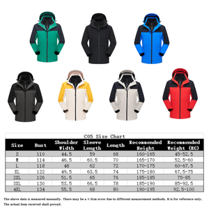 <span class=keywords><strong>Veste</strong></span> d'hiver softshell respirante, coupe-vent et imperméable en 2 pièces avec fermeture éclair pour le <span class=keywords><strong>ski</strong></span>, la randonnée et les activités <span class=keywords><strong>de</strong></span> pluie - Vente en gros - Product Image 2