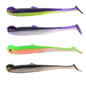 Set di 56 Esche Morbide per Pesca, Kit Texas Rig, Esche per Bass, Trota e Pesca in Acqua Salata, Set di Esche in Plastica - Product Image 3