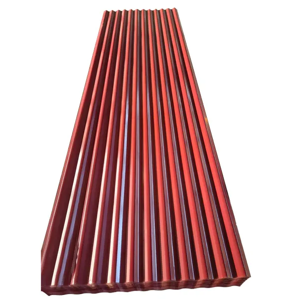 En iyi fiyat afrika IBR oluklu çelik çatı kaplama levhası 1d PPGI dalgalı yamuk şekli