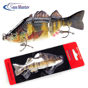 Bassmaster salmonete <span class=keywords><strong>vivo</strong></span> atraer señuelo de plástico articulado de señuelo de pesca artificial pesca de lubina <span class=keywords><strong>cebo</strong></span> - Product Image 6