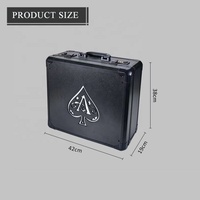 Valise de collecte en plastique, avec éclairage LED, Rechargeable, de haute qualité, valise de transport, pour bouteille de champagne et vin, 10 pièces