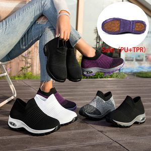 Sneakers da <span class=keywords><strong>Donna</strong></span> con Piattaforma in Tessuto Leggero, Comode e Traspiranti, Suola in TPR, <span class=keywords><strong>Scarpe</strong></span> <span class=keywords><strong>Sportive</strong></span> per Primavera Estate, Corsa e Passeggio - Product Image 1