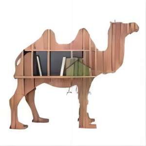 Chiquitos di lusso moderno cammello a forma di soggiorno <span class=keywords><strong>libreria</strong></span> <span class=keywords><strong>libreria</strong></span> per bambini di lusso biblioteca decorare la decorazione della finestra del negozio - Product Image 1