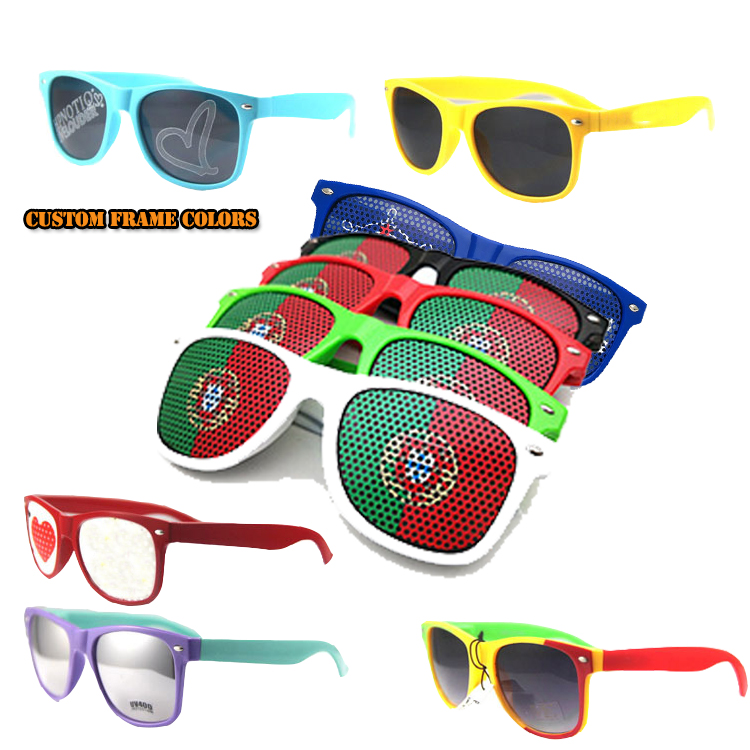 Style 2 : lunettes de soleil autocollantes à sténopé.