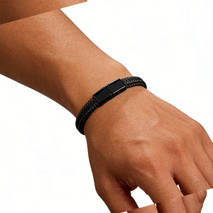 Ligne de production fiable, bracelets à perles en acier inoxydable de haute qualité, sans plomb, couleur argent. - Product Image 1