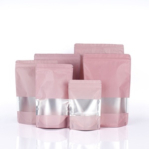 En Stock alimentos de grado alimenticio alimentos secos Snack Stand Up bolsa de plástico Biltong carne seca embalaje <span class=keywords><strong>bolsas</strong></span> de pie con ventana - Product Image 2