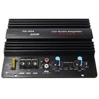 Module d'amplificateur mono canal durable sans perte 12V 600W PA-60A pour haut-parleur de caisson de basses, accessoires audio de voiture haute puissance