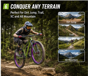 Vélo <span class=keywords><strong>tout</strong></span>-terrain durable TWITTER GTR Dirt Jump MTB avec suspension pneumatique de 150 mm et axe traversant Boost pour la pratique du freestyle sur tous les terrains - Product Image 6