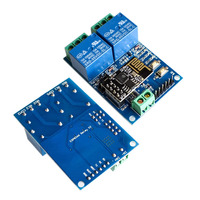 5V ESP8266 ESP-01 Modul Relai WiFi 2 Saluran Modul Relai 2 Saluran untuk Pengontrol Aplikasi Telepon Rumah Pintar IOT