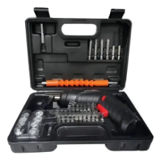 Set di strumenti per cacciavite elettrico senza fili di grado industriale con punte e custodia per la casa e fai da te progetti di dimensioni Mini - Product Image 1