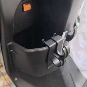 Motorcycle Storage Box <b>Hook</b> Universal <b>Plastic</b> Single <b>Hook</b> For Scooter 15-20kg Load Capacity Black - Product Image 1