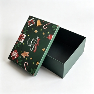Caja de Regalo de Alta Gama, Creativa, Grande, Vacía, Plegable, de Papel Navideño, para Empacar Bufandas y Tazas - Product Image 1