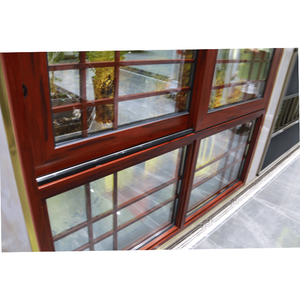 <span class=keywords><strong>Finestra</strong></span> in Alluminio con Design a Griglia Specchiata Semplice, Ultima Generazione di Finestre in Alluminio con Tettoia - Product Image 3
