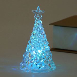 Arbre de Noël LED Bougie Lumière Veilleuse IP44 En Plastique Veille De Noël Décoration De Table Idée De <span class=keywords><strong>Cadeau</strong></span> De Noël - Product Image 6