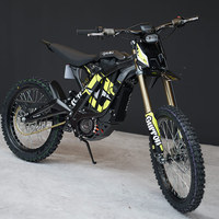 Vélo tout-terrain Light Bee surron X noir, garde au sol de 270 mm, surron 10000w Light Bee 2026