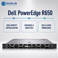 Nouveau serveur rack 1U Dell PowerEdge R650 pour hébergement de base de données et virtualisation en centre de données, avec processeur Intel Xeon et mémoire DDR4