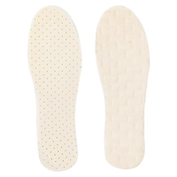 YEBEI semelles pour chaussures Semelle De Chaussure bonne qualité en gros Latex laine matériel Beige garder au chaud confort semelles