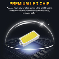 LELANPU Nueva Luz Antiniebla LED Universal para Automóvil, 12V 6000 Lúmenes, Lámpara de Conducción Antiniebla con Lente de Proyector para Camiones/Automóviles/Autobuses