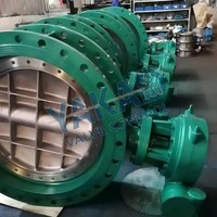 Edelstahl-Absperrklappe mit Pneumatischem Antrieb, Doppeltwirkend für Automatisierte Prozesskontrollleitungen