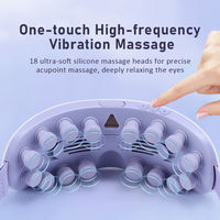 Masseur oculaire intelligent portable à ultrasons, brume nano réglable, compresse chaude thermostatée 2 vitesses 38°C/45°C, directement de l'usine en Chine