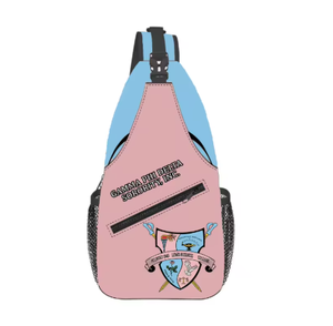 高品质设计 Gamma Phi Delta 胸包定制姐妹会时尚休闲单肩包户外旅行胸包 - Product Image 3