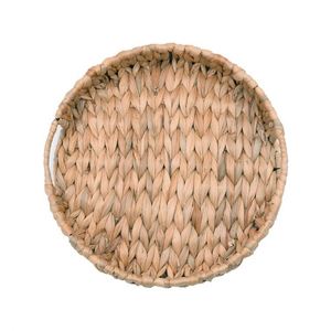 Cesta <span class=keywords><strong>de</strong></span> <span class=keywords><strong>Mimbre</strong></span> <span class=keywords><strong>de</strong></span> Jacinto <span class=keywords><strong>de</strong></span> Agua Trenzado Seco Personalizada al por Mayor con Asas Acolchadas, Cesto <span class=keywords><strong>de</strong></span> Lavandería <span class=keywords><strong>de</strong></span> 3 Secciones con Tapa - Product Image 4