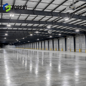 Entrepôt logistique moderne préfabriqué pour centre de livraison express, bâtiment d'entrepôt à grande portée en structure métallique - Product Image 2