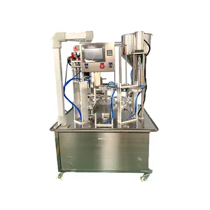 Three In One Coffee Milk Juice Cheese Fully Automatic Rotary Filling And Sealing Machine